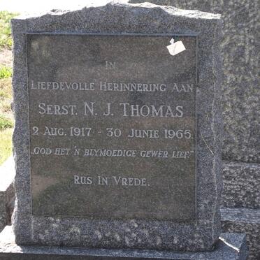 THOMAS N.J. 1917-1965