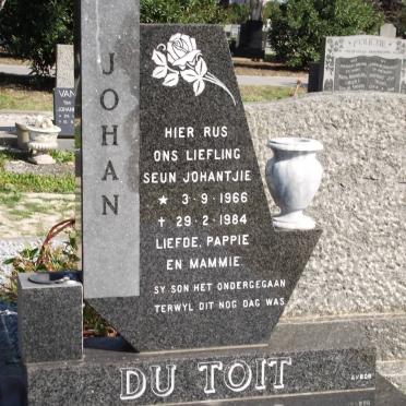 TOIT Johan, du 1966-1984