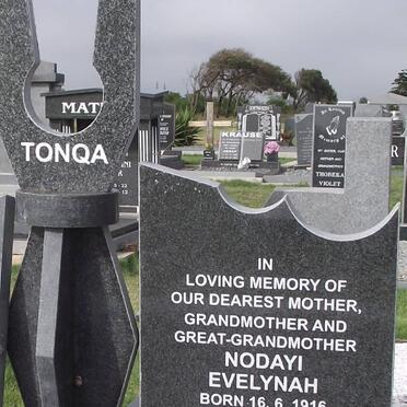 TONQA Nodayi Evelynah 1916-2007