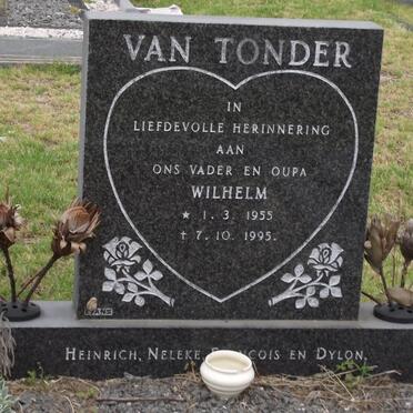 TONDER Wilhelm, van 1955-1995