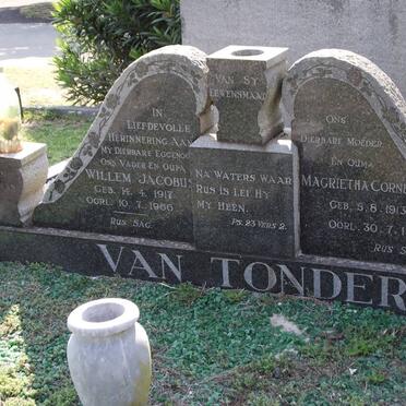 TONDER Willem Jacobus, van 1917-1966 &amp; Magrietha Cornelia 1913-1976