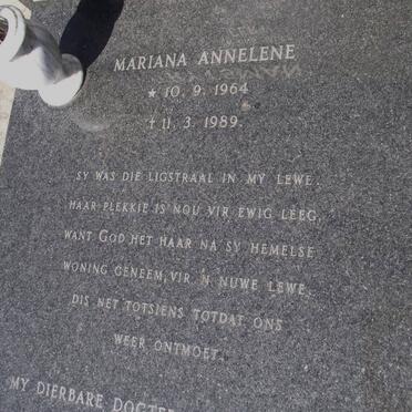 TRYTSMAN Gert 1918-1978 :: TRYTSMAN Mariana Annelene 1964-1989