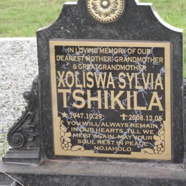 TSHIKILA Xoliswa Sylvia 1947-2008