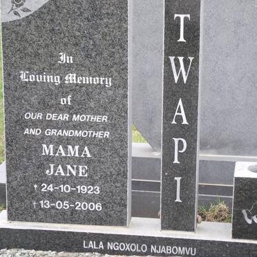 TWAPI Jane 1923-2006