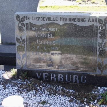 VERBURG Daniel Jacobus 1910-1976