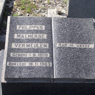 VERMEULEN Philippus Malherbe 1909-1963