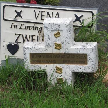 VENA Ntombomzi Hendrietta 1956-2008