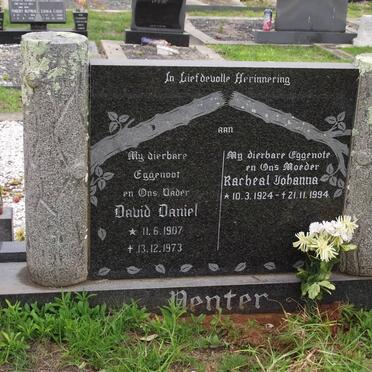 VENTER David Daniel 1907-1973 :: MALLINSON Racheal Johanna nee VENTER 1924-1994