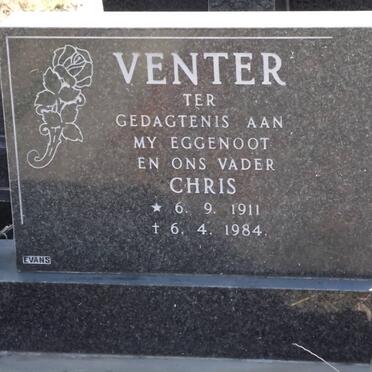 VENTER Chris J. 1911-1984