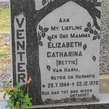 VENTER Elizabeth Catharina 1944-1970