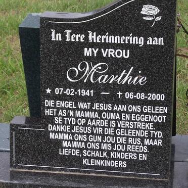 VENTER Martha Jacoba Barbara 1941-2000