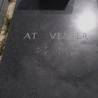 VENTER Jan A. 1926-1989