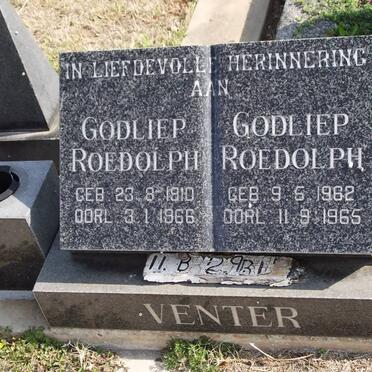VENTER Godliep Roedolph 1910-1966 :: VENTER Godliep Roedolph 1962-1965