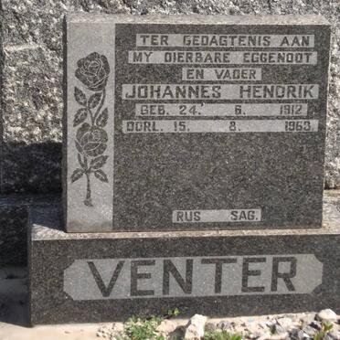 VENTER Johannes Hendrik 1912-1963
