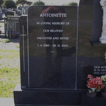 VENTER Antoinette 1980-2002 