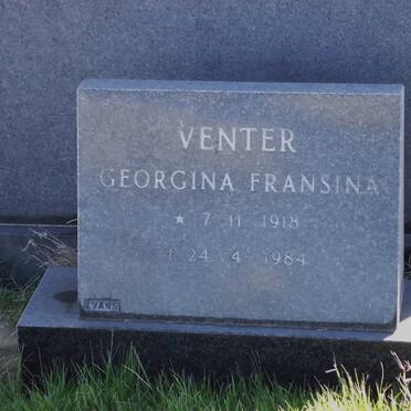 VENTER Georgina Fransina 1918-1984