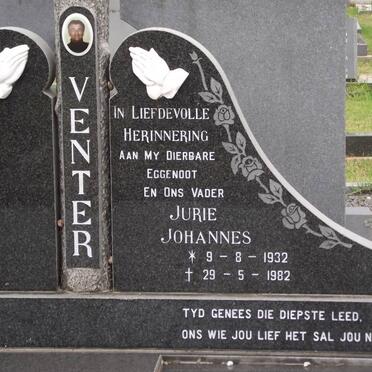 VENTER Jurie Johannes 1932-1982