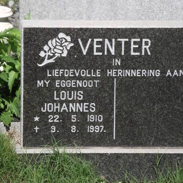 VENTER Louis Johannes 1910-1997