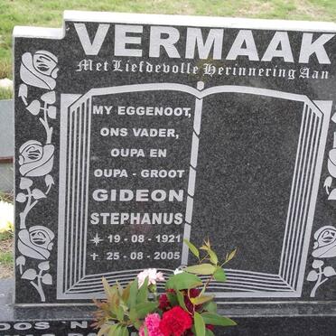 VERMAAK Gideon Stephanus 1921-2005