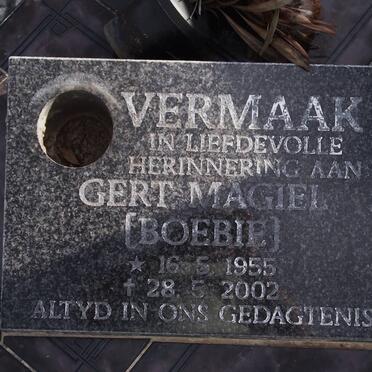 VERMAAK Gert Magiel 1955-2002
