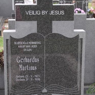 VERMAAK Gerhardus Martinus 1929-1999