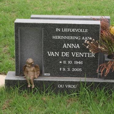 VENTER Anna, van de 1946-2005
