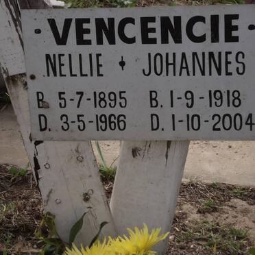 VENCENCIE Nellie 1895-1966 :: VENCENCIE Johannes 1918-2004