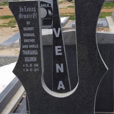 VENA Thamsanqa Solomon 1948-2011