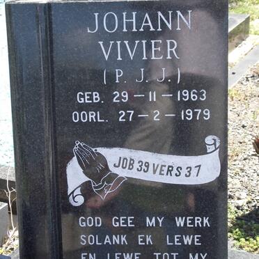 VIVIER P. Johann J. 1963-1979