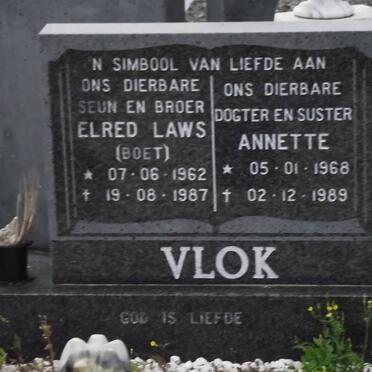 VLOK Elred Laws 1962-1987 :: VLOK Annette 1968-1989