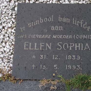 VLOK  Ellen Sophia 1939-1993