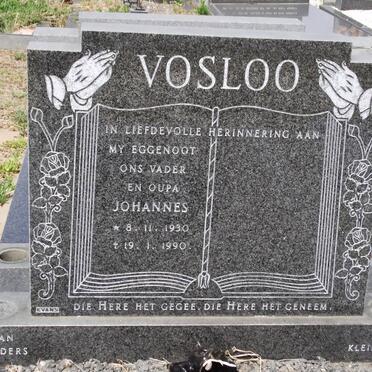 VOSLOO Adam Johannes 1930-1990