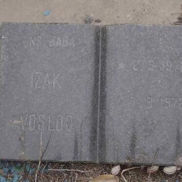 VOSLOO Izak 1972-1972