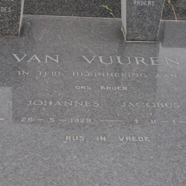VUUREN Johannes Jacobus, van 1929-1987