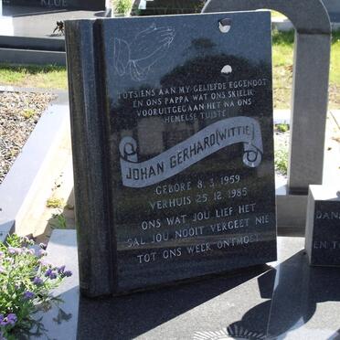 VUUREN Johan Gerhard, van 1959-1985