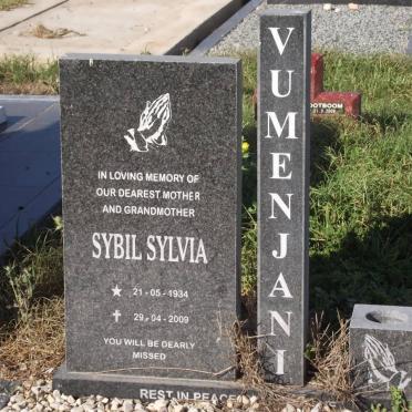 VUMENJANI Sybil Sylvia 1934-2009