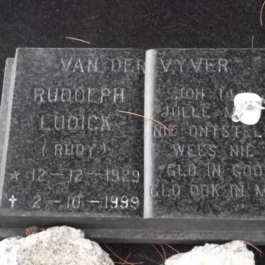 VYVER Rudolph Ludick, van der 1929-1999