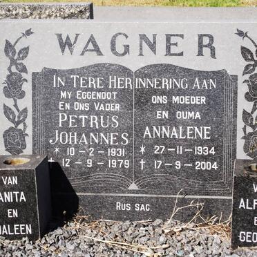 WAGNER Petrus Johannes 1931-1979 &amp; Annalene 1934-2004