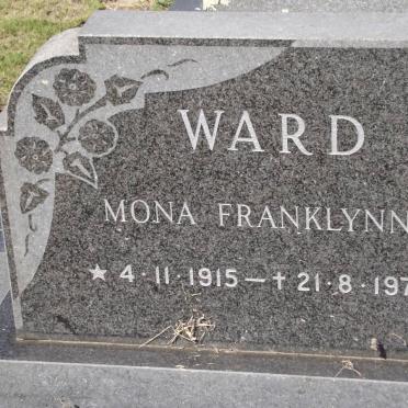 WARD Mona Franklynn 1915-1977