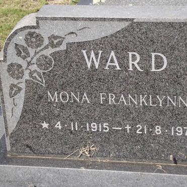 WARD Mona Franklynn 1915-1977