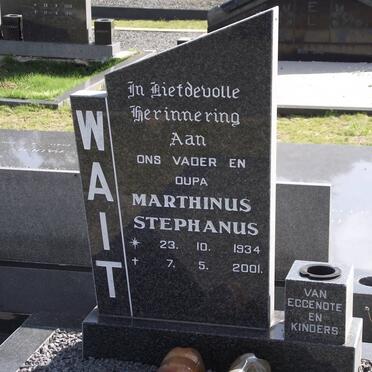 WAIT Marthinus Stephanus 1934-2001