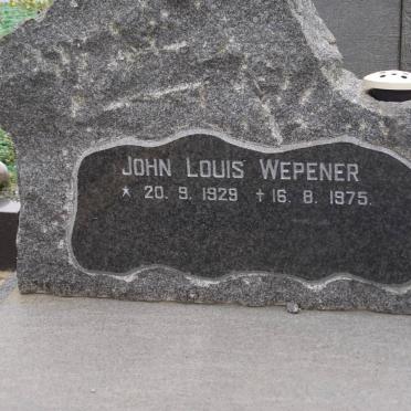 WEPENER John Louis 1929-1975