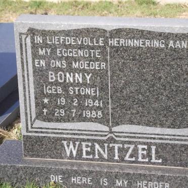 WENTZEL M. nee STONE 1941-1988