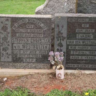 WESTHUIZEN Stephen Christian, van der -1960 :: WESTHUIZEN Evadné, van der -1966