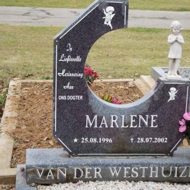 WESTHUIZEN Marlene, van der 1996-2002