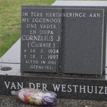 WESTHUIZEN Cornelius J., van der 1924-1997