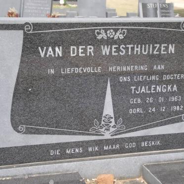 WESTHUIZEN Tjalengka, van der 1963-1982