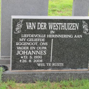 WESTHUIZEN Johannes, van der 1930-2008