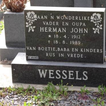 WESSELS Hermanus John 1912-1989