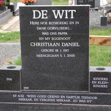 WIT Christiaan Daniel, de 1917-2005